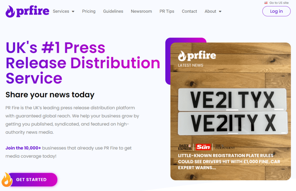enviar notas de prensa con pr fire