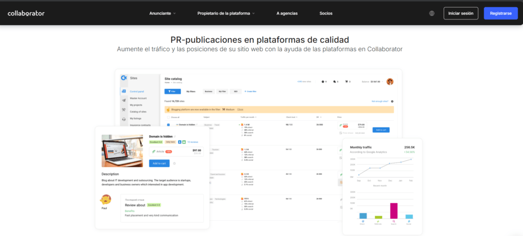 publicar notas de prensa en collaborator