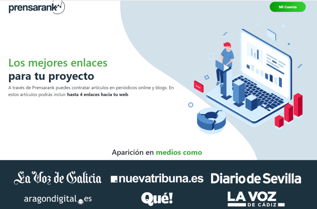 publicar notas de prensa en prensarank