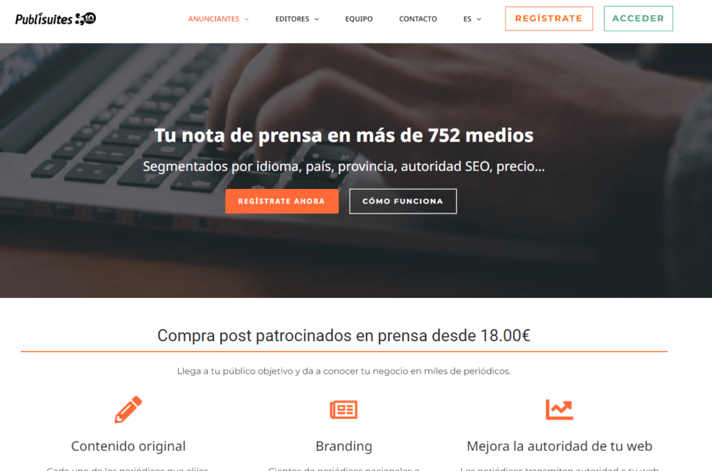 publicar notas de prensa en publisuites