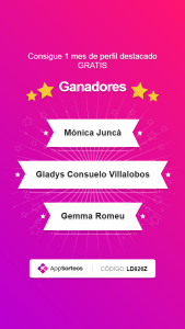 ganadores sorteo perfil mensual