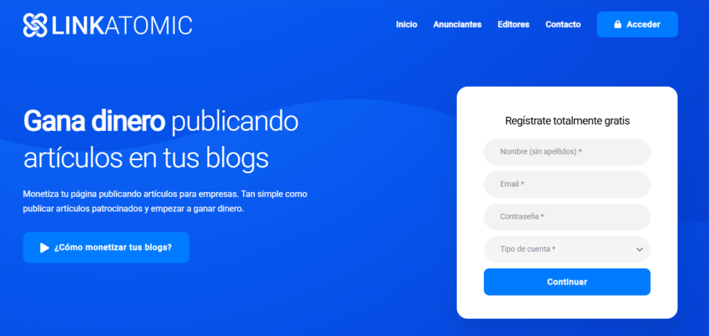 Comprar articulos patrocinados en linkatomic