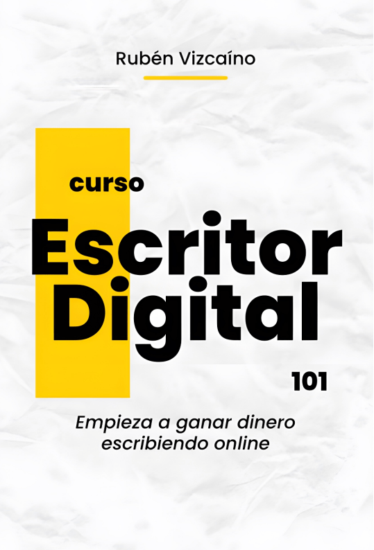 portada guia escritor digital 101 ruben vizcaino