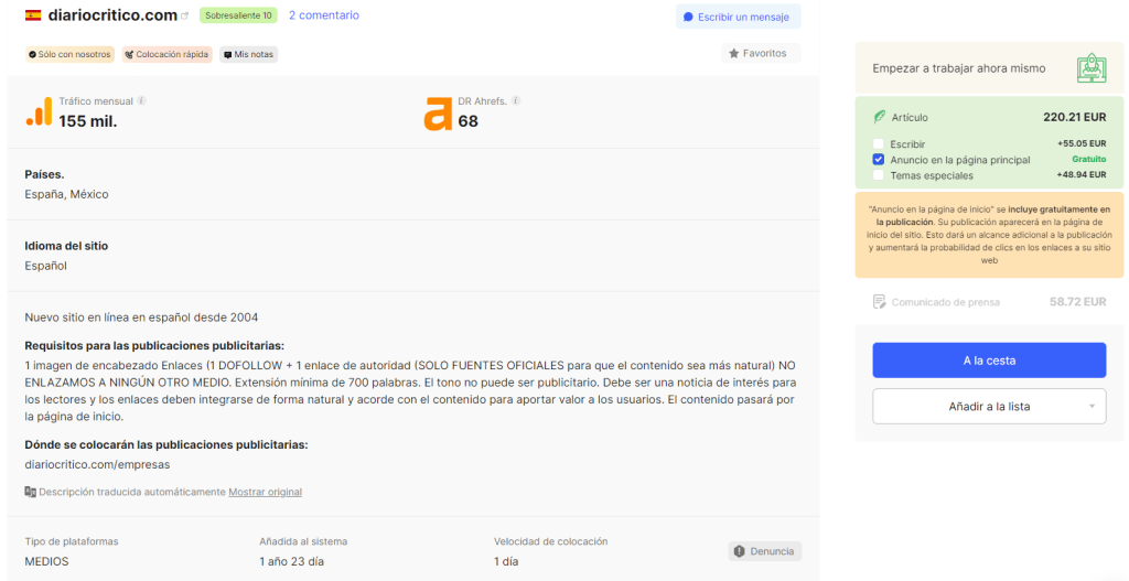 ficha sitio para articulos patrocinados en collaborator
