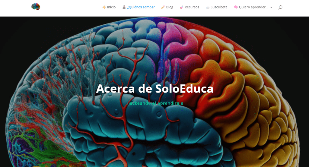 pagina de inicio soloeduca