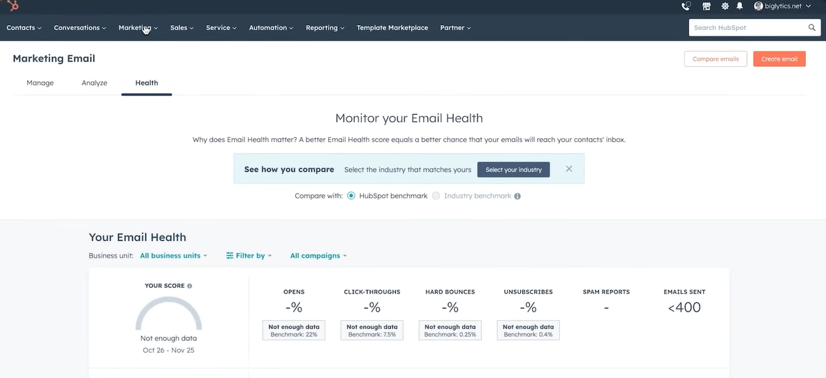 hubspot herramienta email marketing