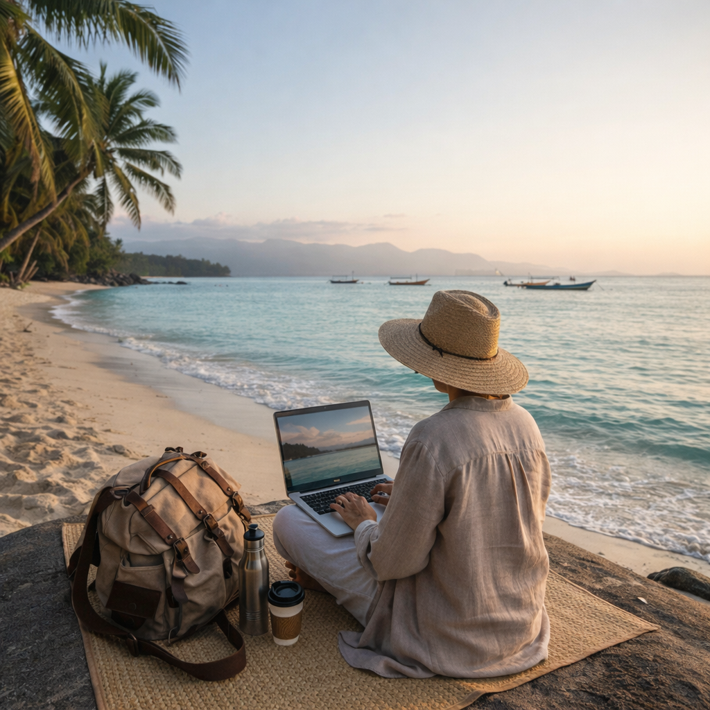 Imagen Guía del nómada digital - consejos para viajar con poco dinero y trabajar en cualquier parte