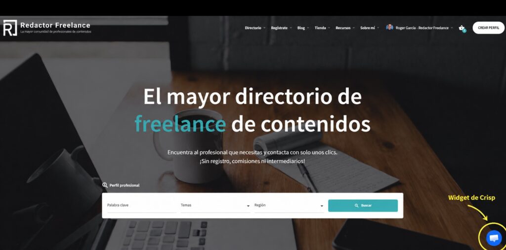 captura crisp en redactorfreelance