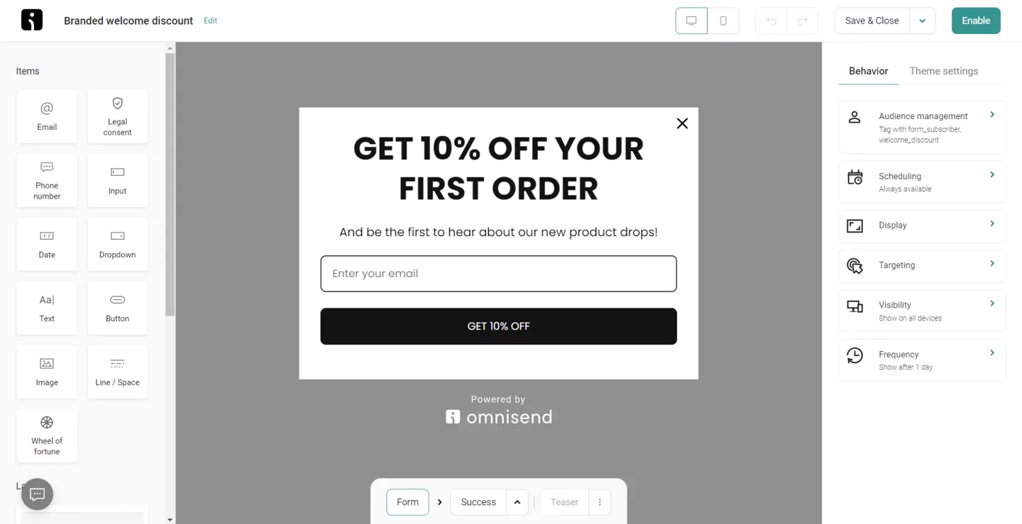 Las 5 mejores plataformas de email marketing para ecommerce en 2026: omnisend