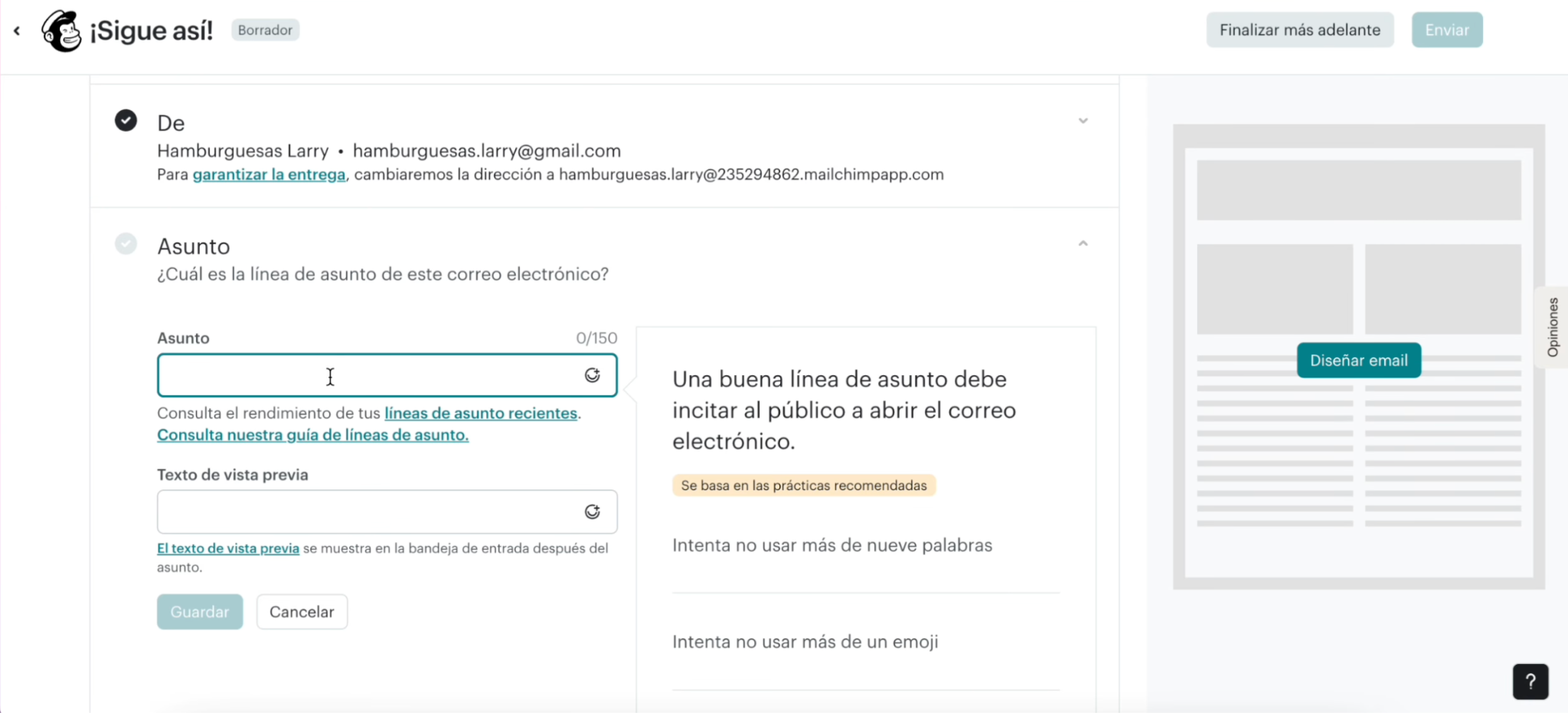 Las 5 mejores plataformas de email marketing para ecommerce en 2026: mailchimp